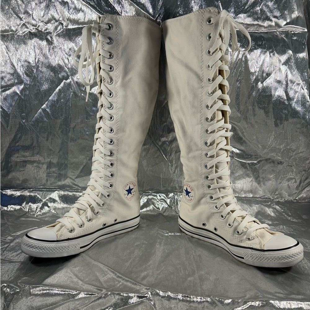 Converse Knee High White All Star Y2k Size M 5 Women 7